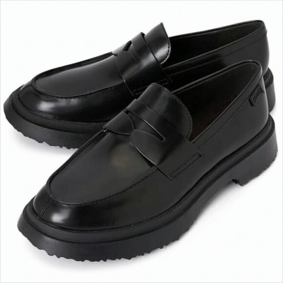 Camper Calf Leather Penny Loafers - NWT